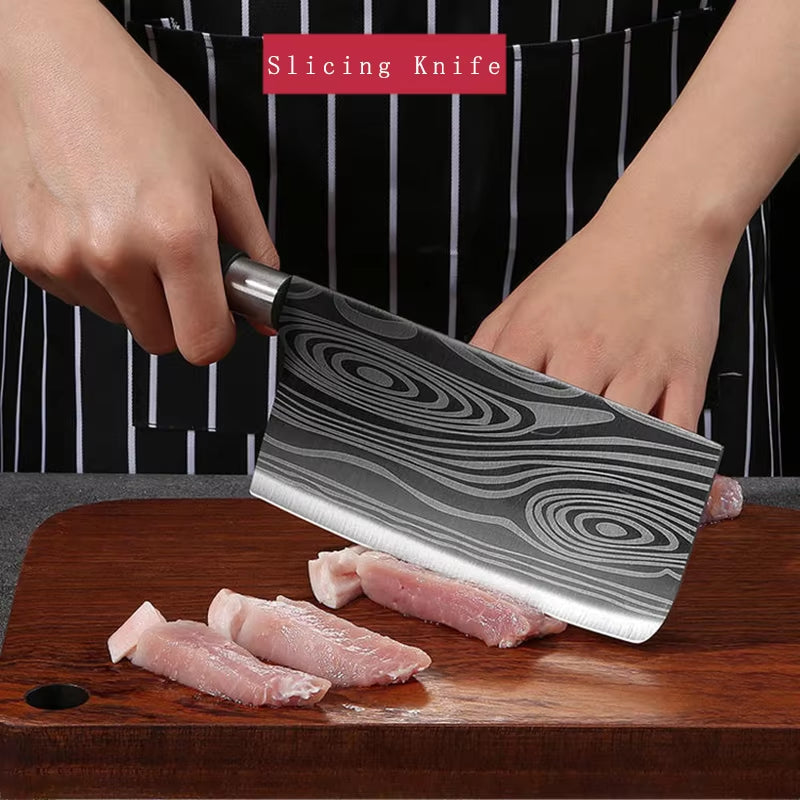 Certainly! Here's an optimized Laser Damascus Stainless Steel Kitchen Knife Set with Scissors & Sharpening Rod – Ultimate Chef Cooking Tools for Precision Slicing